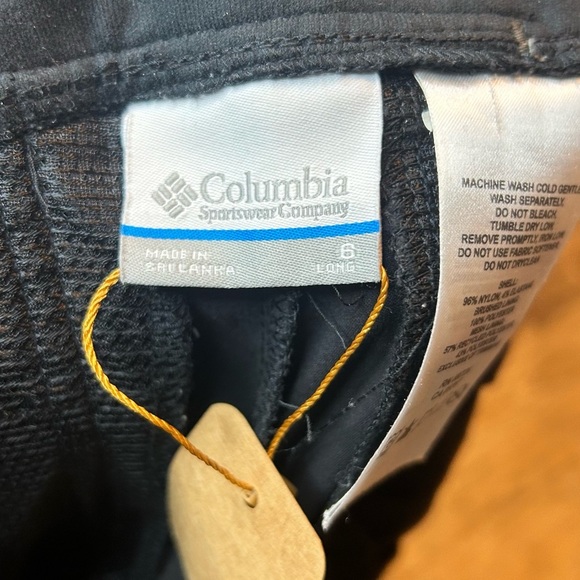 Columbia Women’s 2 in 1 Convertible Black Outdoor Pants - Size 6 - Picture 9 of 10
